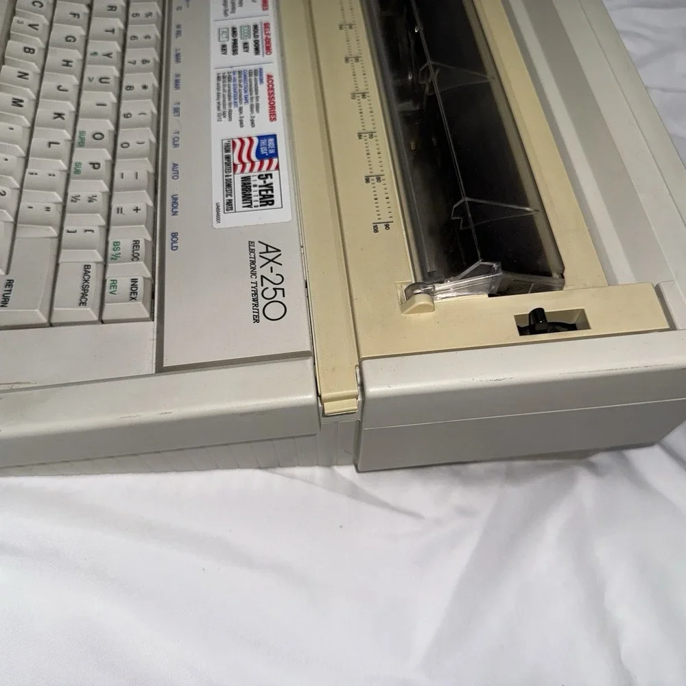 Brother AX-250 Correctronic Electronic Typewriter Tested Works